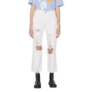 Frame Classic White Le Jane Crop Size 24 Denim Jeans